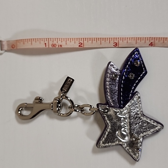 Coach Shooting Star Keychain/Bag Charm - Picture 4 of 5